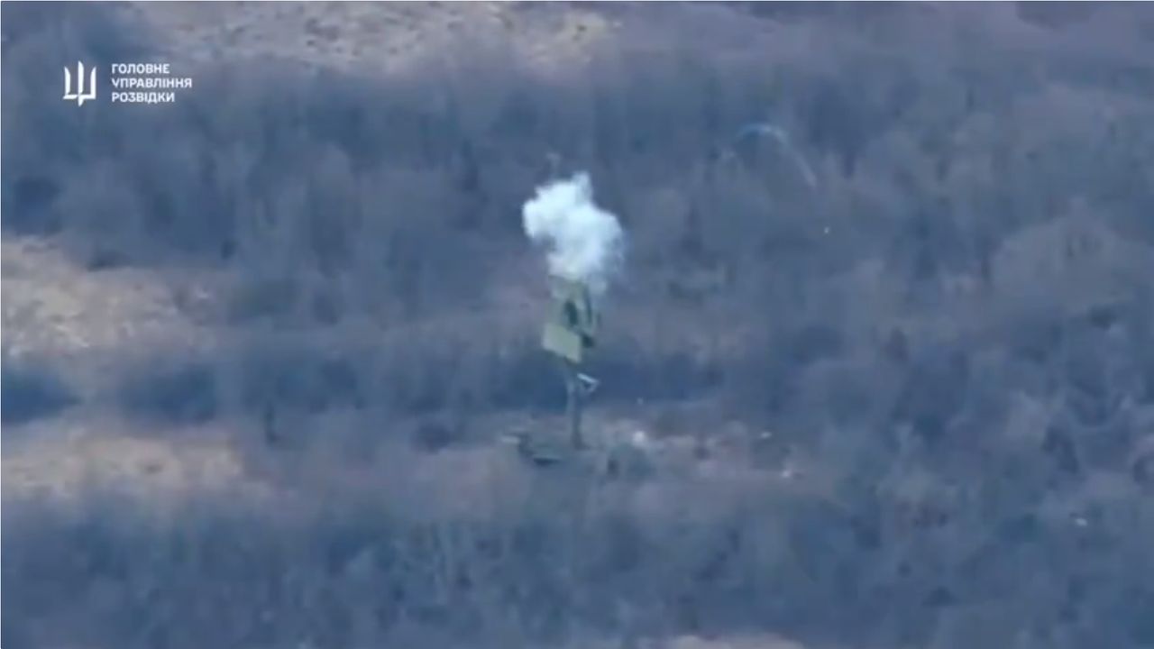 Ukrainian military destroyed a Russian radar station
