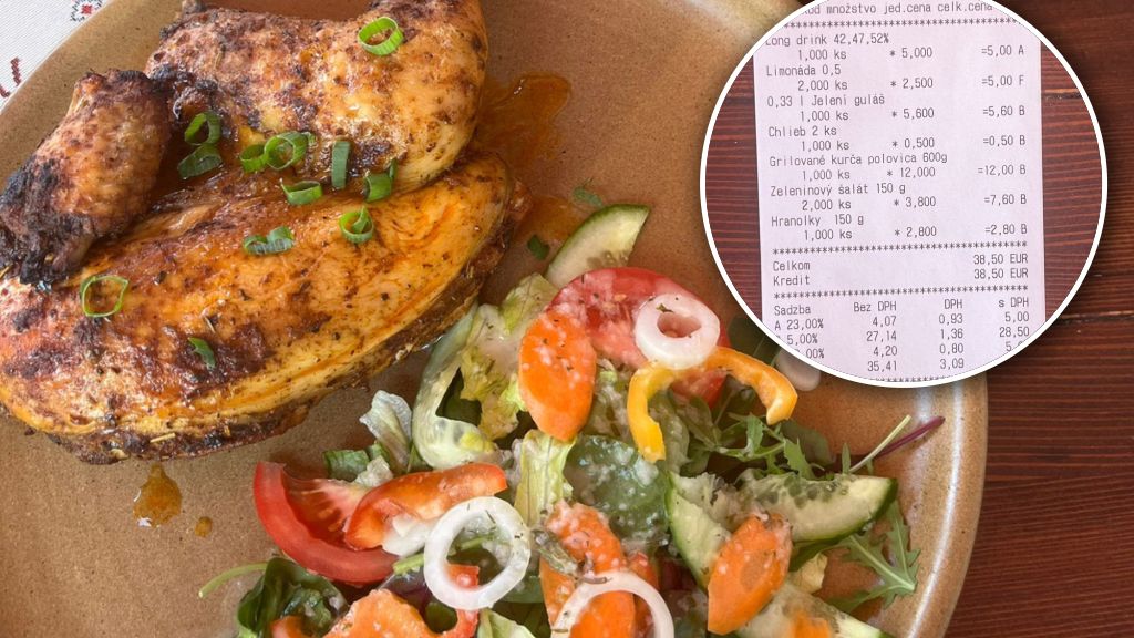 Ile trzeba zapłacić za obiad dla dwóch osób w Słowacji?