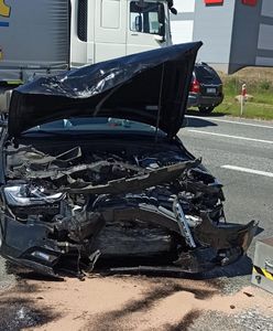 Wypadek na Pomorzu. Cztery osoby ranne, wśród nich dzieci