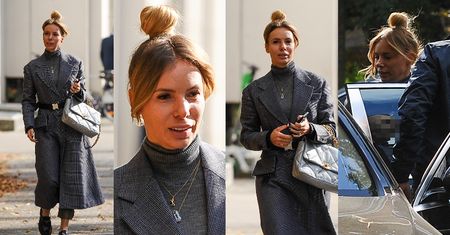 Jesieniara Izabela Janachowska z torbą za 30 TYSIĘCY drepcze do mercedesa z prywatnym kierowcą (ZDJĘCIA)