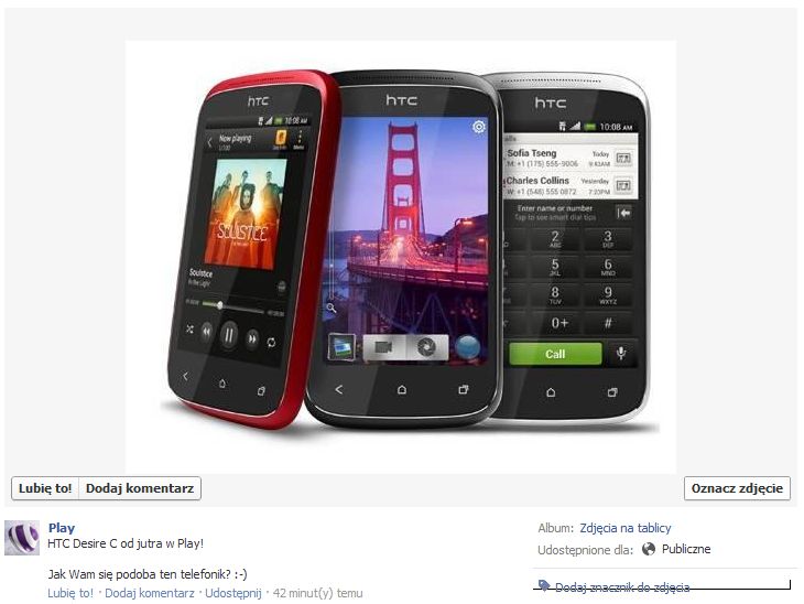 HTC One S i Desire C w Play 2