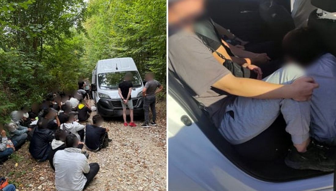 47 imigrantów w busie. Międzynarodowa akcja Straży Granicznej