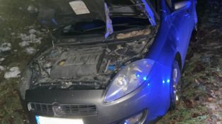 Lubaczów: 33-latka z ponad 3 promilami alkoholu wjechała do przydrożnego rowu