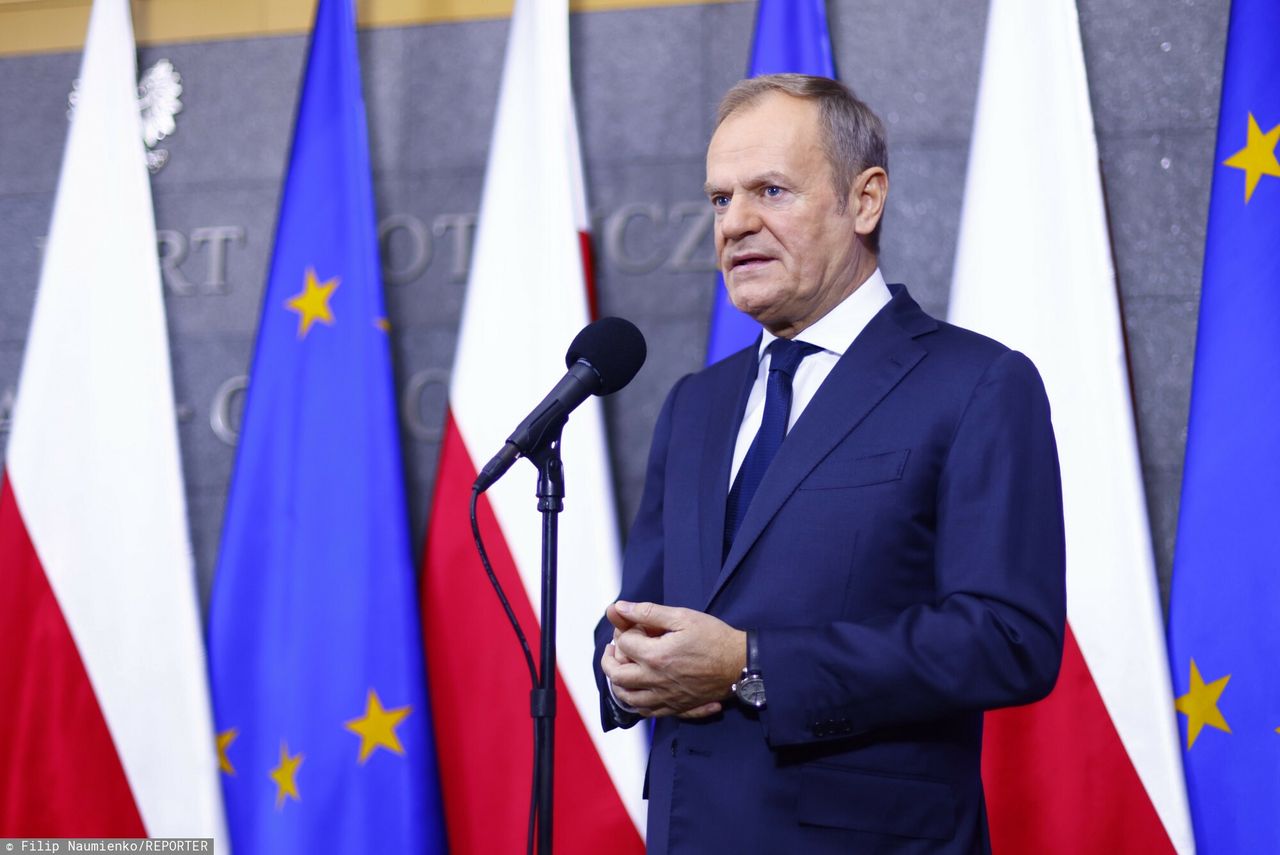 Tusk przy granicy rosyjskiej. Zabrał głos ws. przymusowych wysiedleń