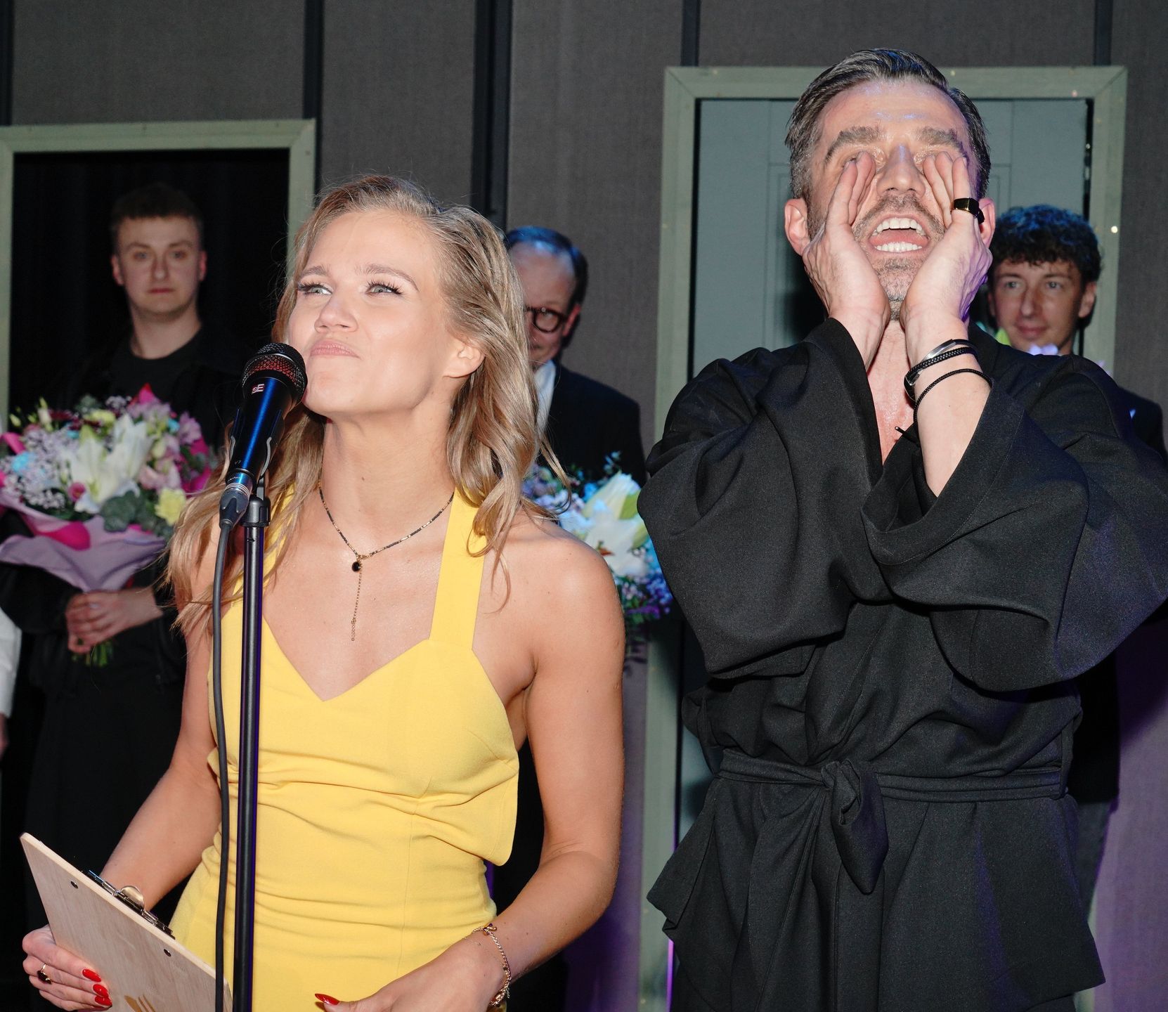 Agnieszka Kaczorowska i Marcin Rogacewicz