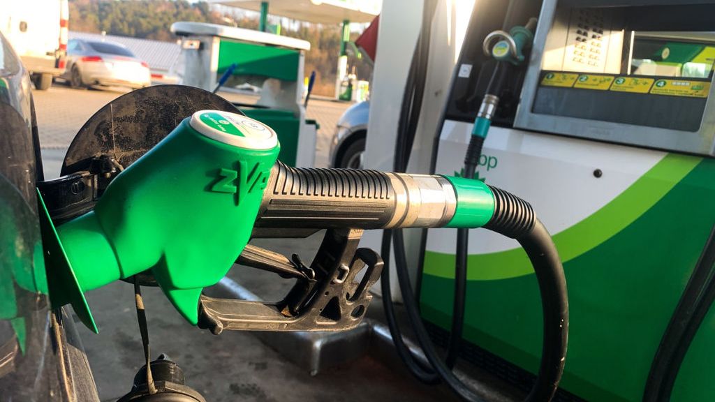 Fuel Prices Going Up
A fuel pump is seen while car is refueling at a petrol station in Wlosan, Poland on March 14, 2022. (Photo by Jakub Porzycki/NurPhoto via Getty Images)
NurPhoto
auto, cars, fuel, fuels, prices, oil, refuel, tank, petrol station, wlosan, march, photo, tire, automotive lighting, automotive tire, hood, auto part
