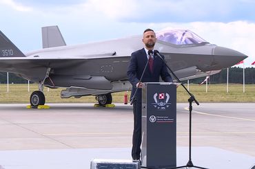 Uroczystość powitania samolotów F-35