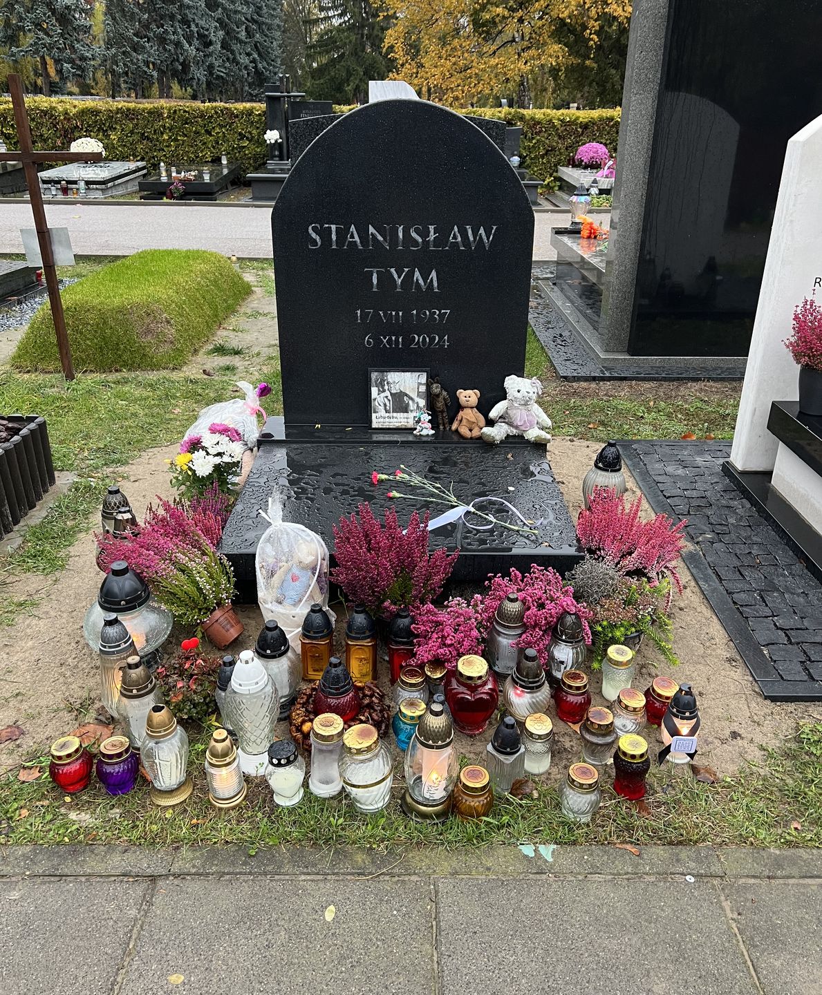 Grób Stanisława Tyma 