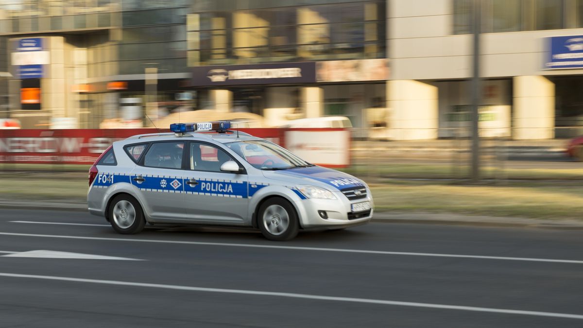 Policja radiowóz interwencja pościg