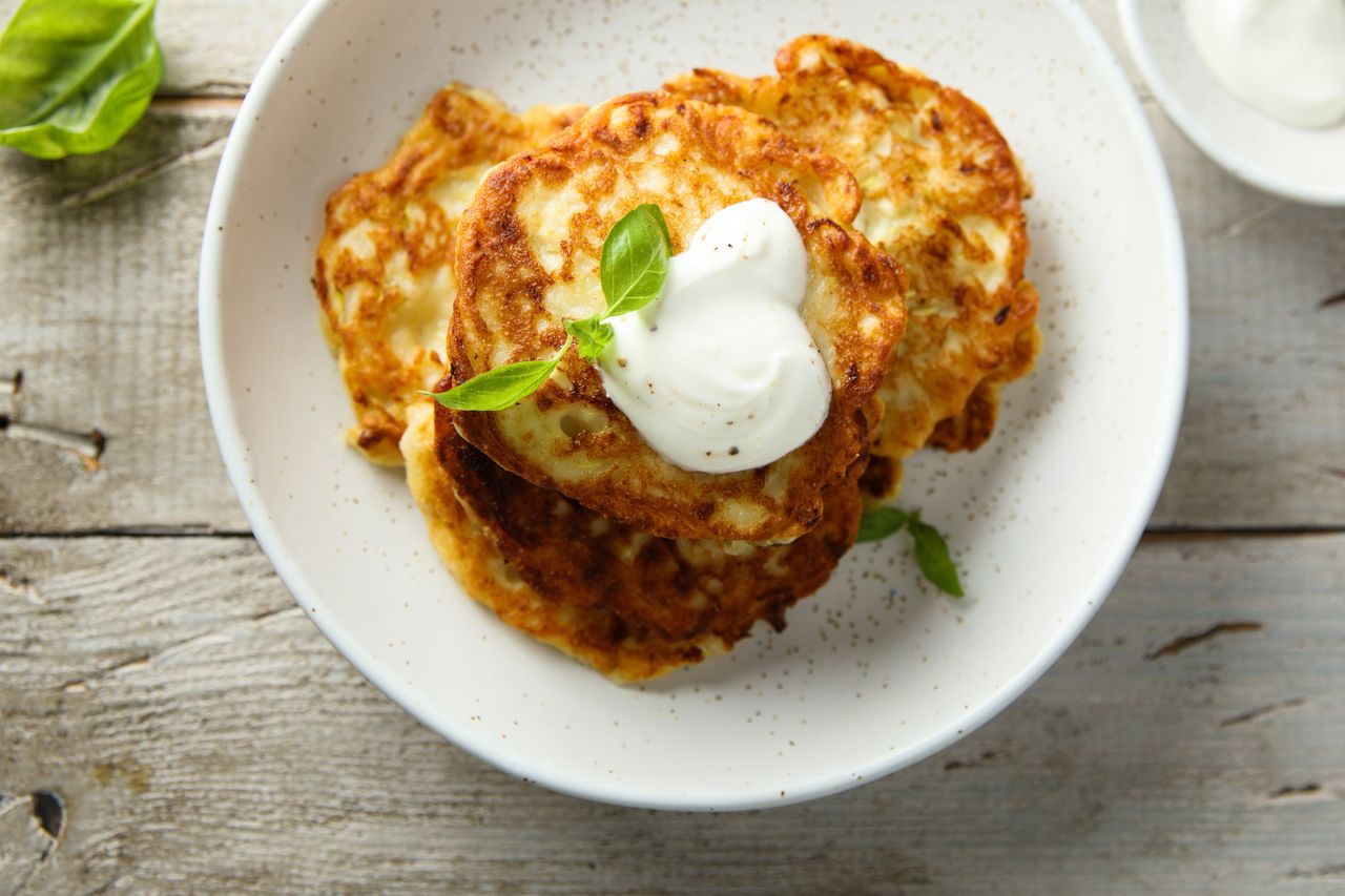 Czech-style potato pancakes - bramboraki