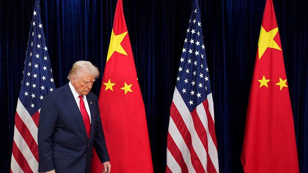 U.S. Donald Trump Meets With China's President Xi In South Korea
BUSAN, SOUTH KOREA - OCTOBER 30: U.S. President Donald Trump prepares to greet Chinese President Xi Jinping ahead of a bilateral meeting at Gimhae Air Base on October 30, 2025 in Busan, South Korea. Trump is meeting Xi for the first time since taking office for his second term, following months of growing tension between both countries. (Photo by Andrew Harnik/Getty Images)
Andrew Harnik
bestof, topix