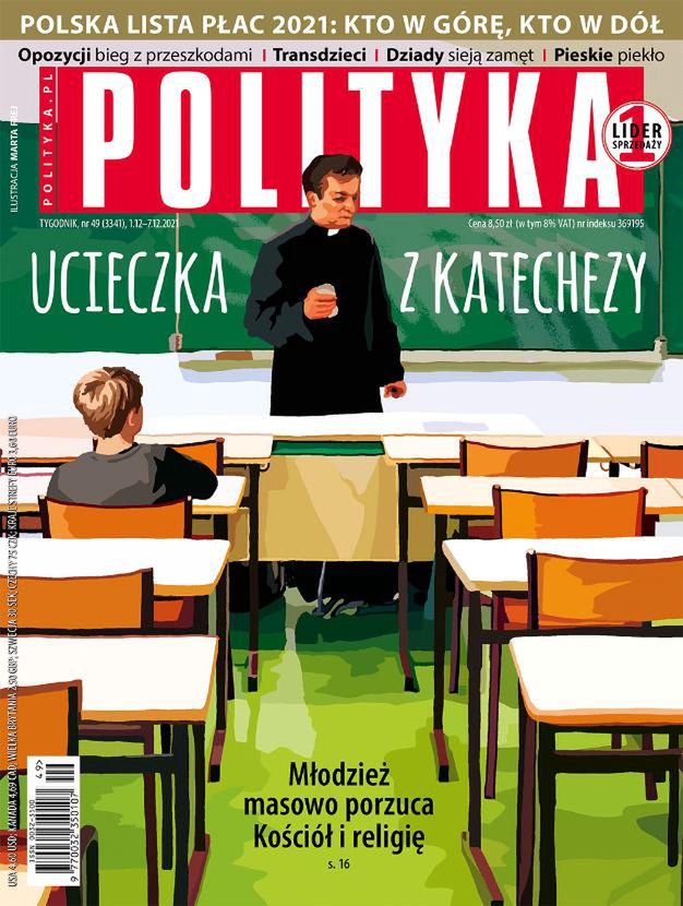 Okładka najnowszego numeru Polityki