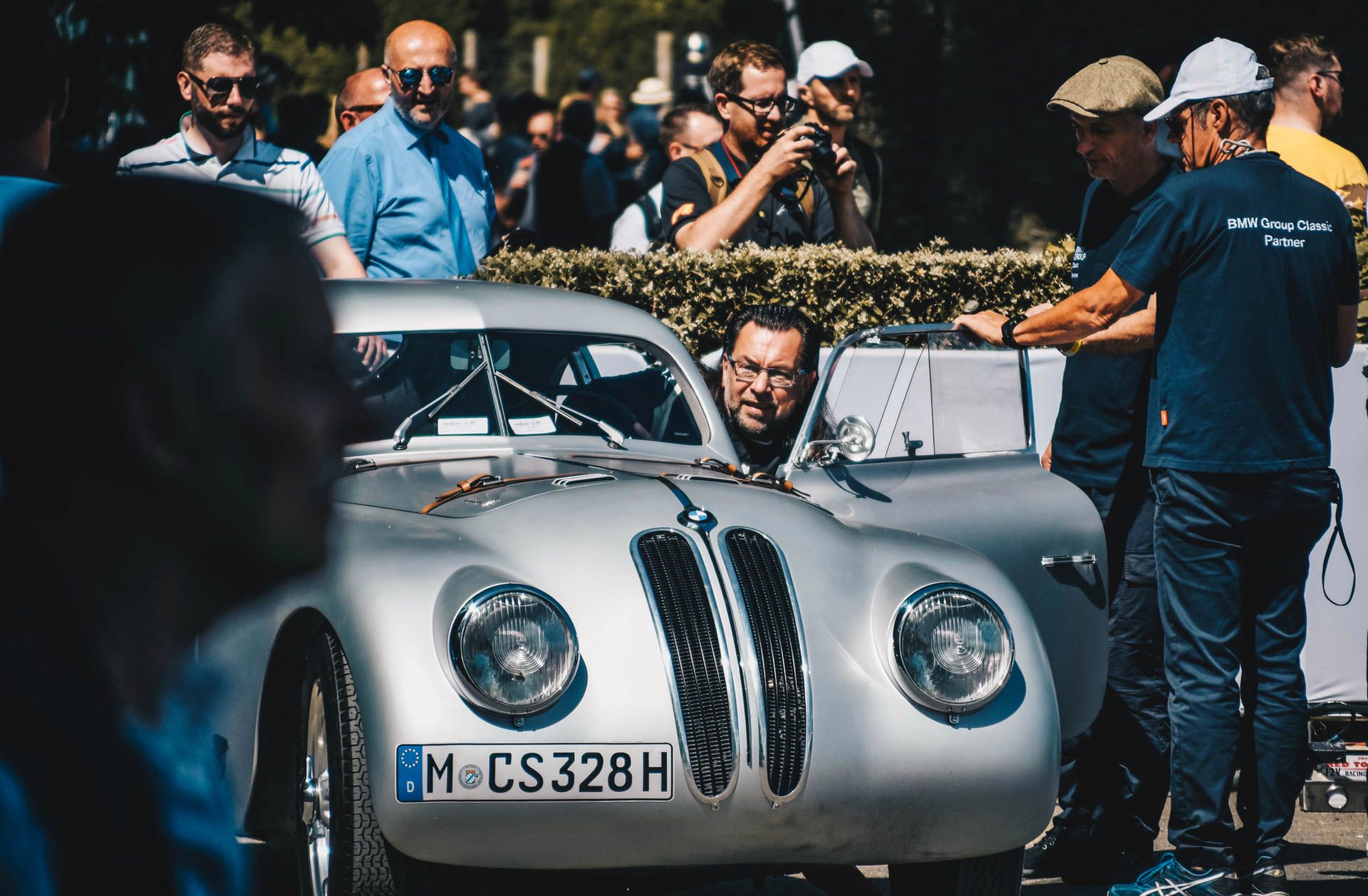 Autor i BMW 328 z nadwoziem Superleggera