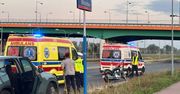 Warszawa: Zderzenie motocykla z autem we Włochach. Dwie osoby w szpitalu