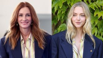 Julia Roberts i Amanda Seyfried w IDENTYCZNYCH stylizacjach w Wenecji. Aktorki wymieniły się ubraniami