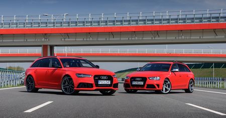Nowe Audi RS4 kontra RS6 - galeria testowa