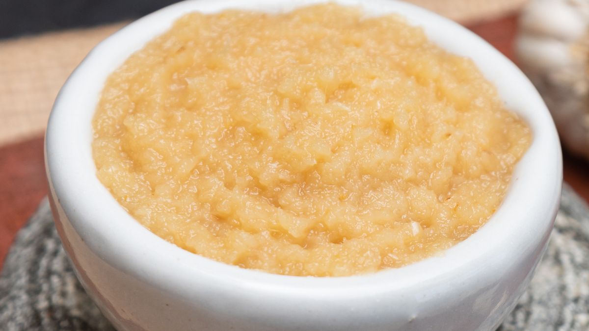 Pasta z pieczonego czosnku - przepis