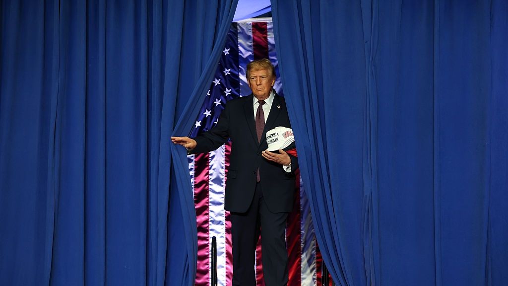 President Trump Holds Midterm Rally In Ohio
CHILLICOTHE, OHIO - OCTOBER 28: U.S. President Donald Trump walks on stage to speak during a campaign rally at the Shoemaker Center at Ohio University on October 28, 2026 in Chillicothe, Ohio. President Trump is rallying support for Republican candidates in Ohio ahead of the midterm elections. (Photo by Kevin Dietsch/Getty Images)
Kevin Dietsch