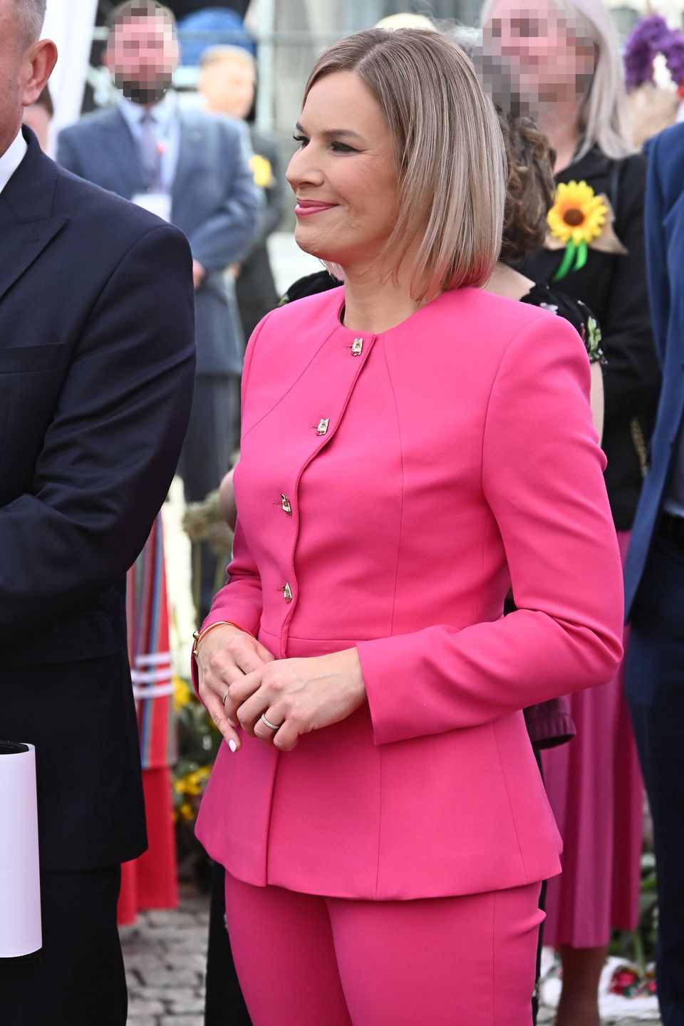Marta Nawrocka podczas konkursu 