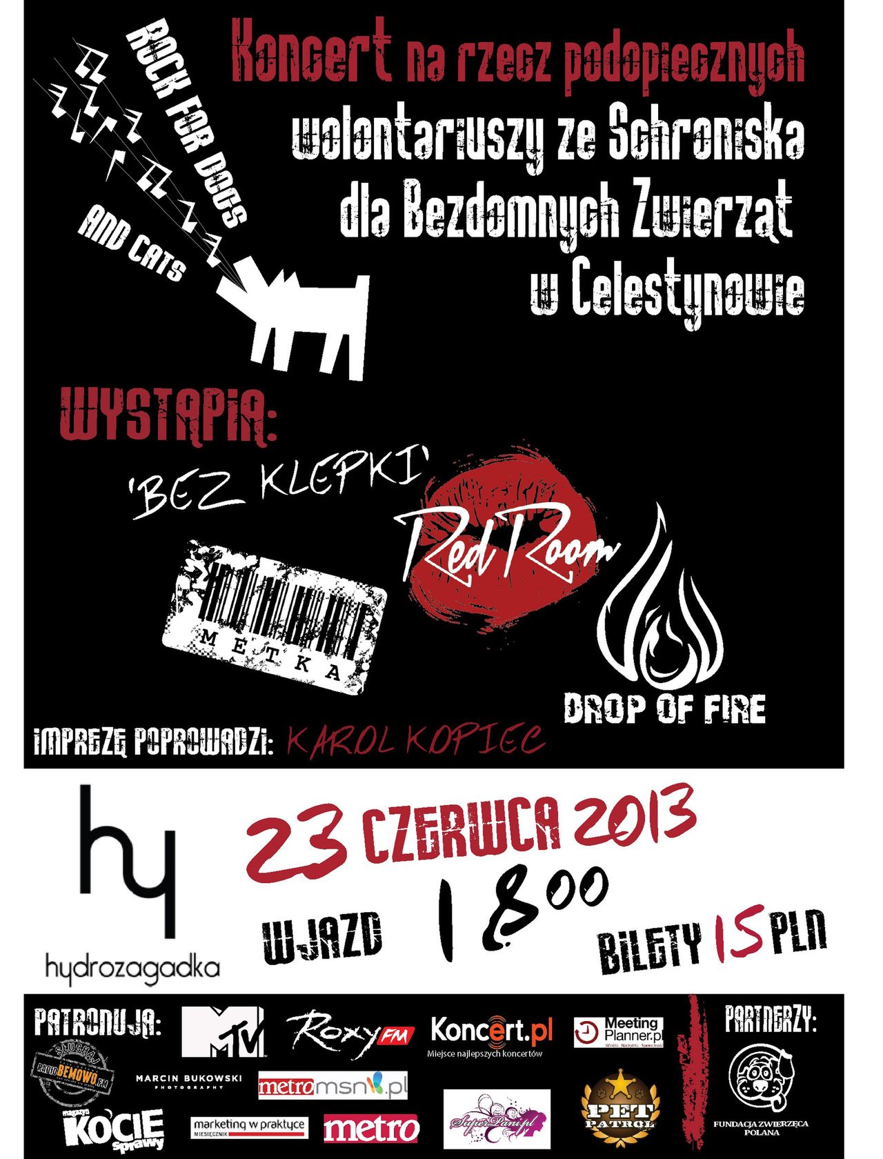 Charytatywny koncert 'Rock For Dogs and Cats'