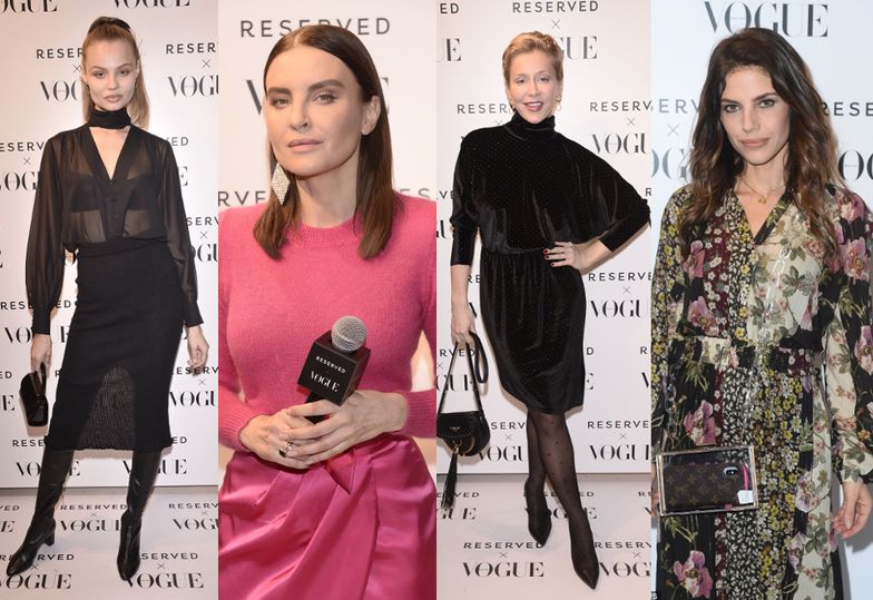 Gwiazdy na premierze kolekcji "Reserved x Vogue"