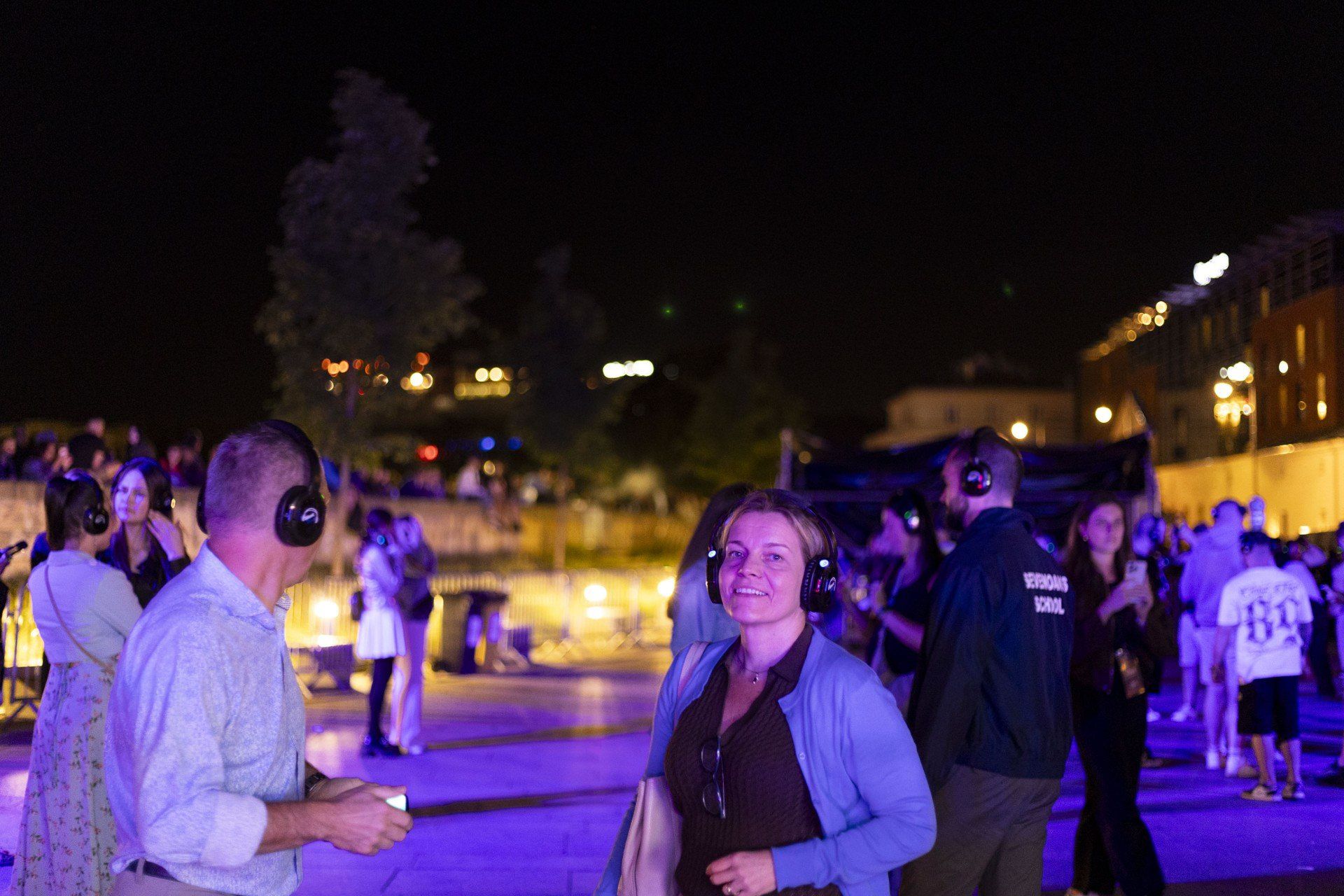 Wieczorne Silent Disco na Placu Armii Napoleona