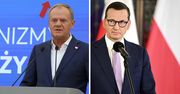 Tusk stał i oskarżał. Natychmiastowa reakcja Morawieckiego