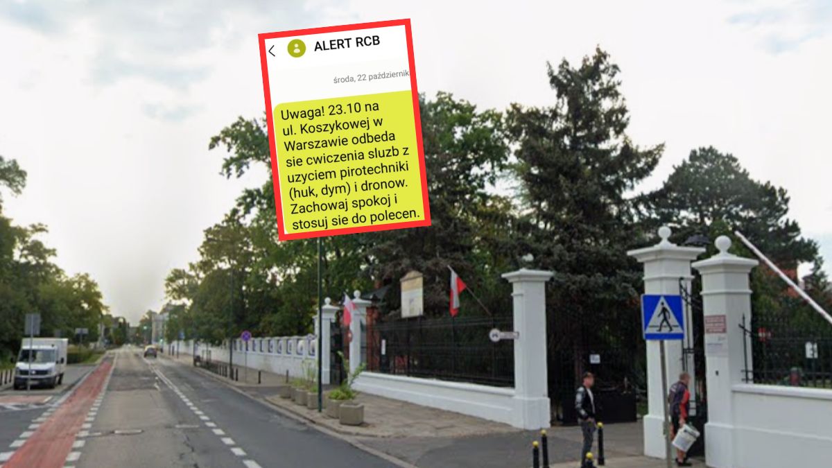 Mieszkańcy Warszawy i Pruszkowa otrzymali alerty RCB