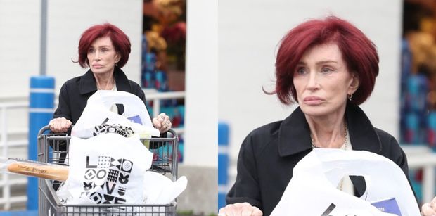 Wygładzona i odchudzona Sharon Osbourne pomaszerowała na zakupy spożywcze. Poznajecie ją jeszcze?
