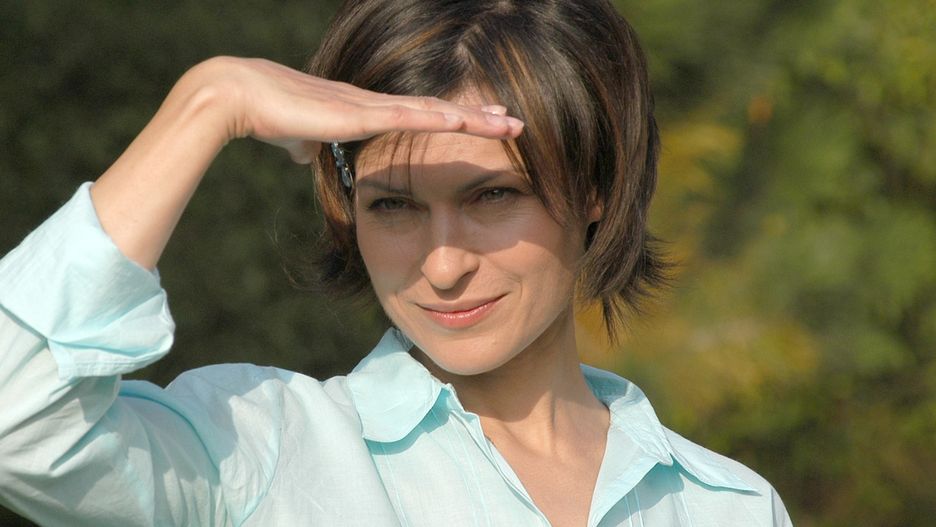 Danuta Stenka jako Judyta w "Nigdy w życiu"