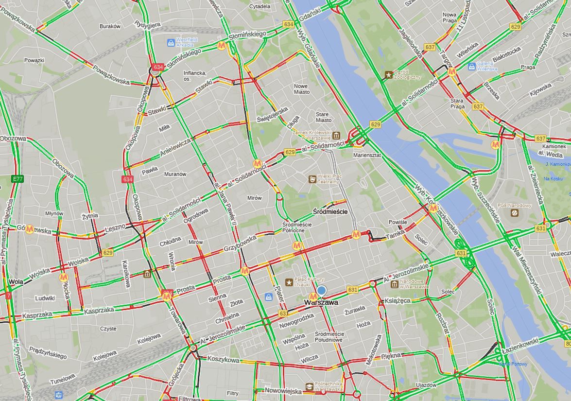 Warszawa stoi. Rolnicy paraliżują centrum