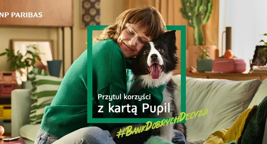 BNP Paribas z kartą dla miłośników zwierząt. Kampanię wspierają influencerzy