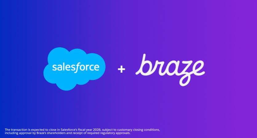 Salesforce przejmie Braze. Firma zapłaci 5,66 mld dolarów