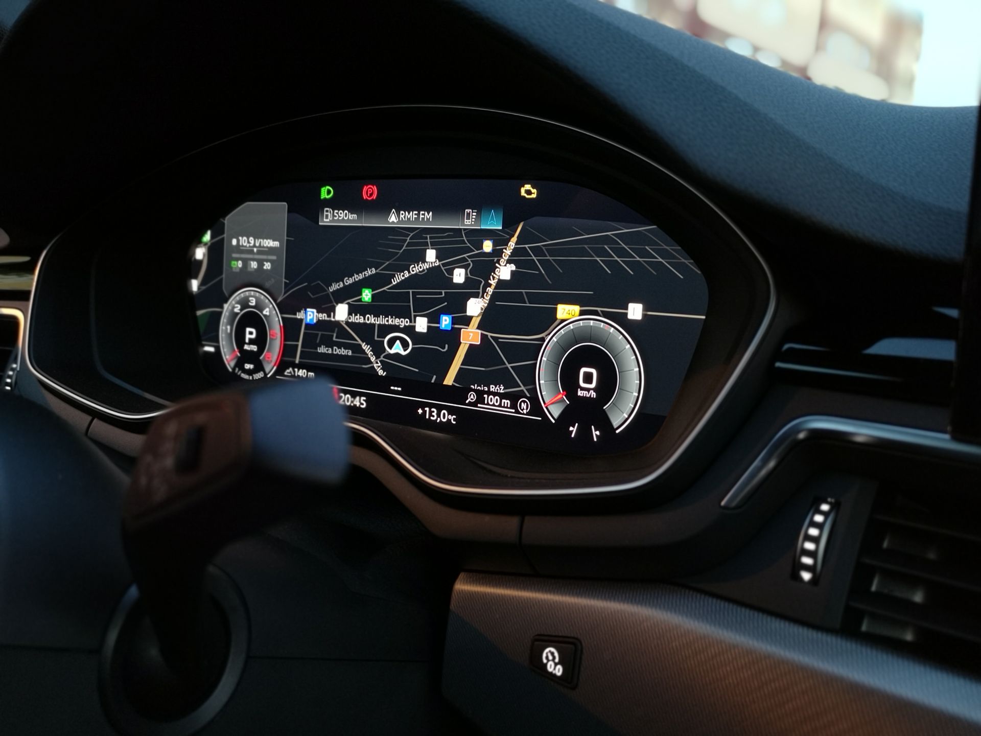 Audi A5 Sportback: Aplikacja MyAudi, wirtualny kokpit i Android Auto 8