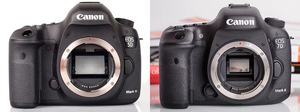 Canon EOS 5D Mark III (po lewej) i Canon EOS 7D Mark II (po prawej).