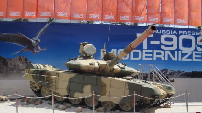 Pierwsza zagraniczna wizyta czołgu T-90MS [wideo] 1