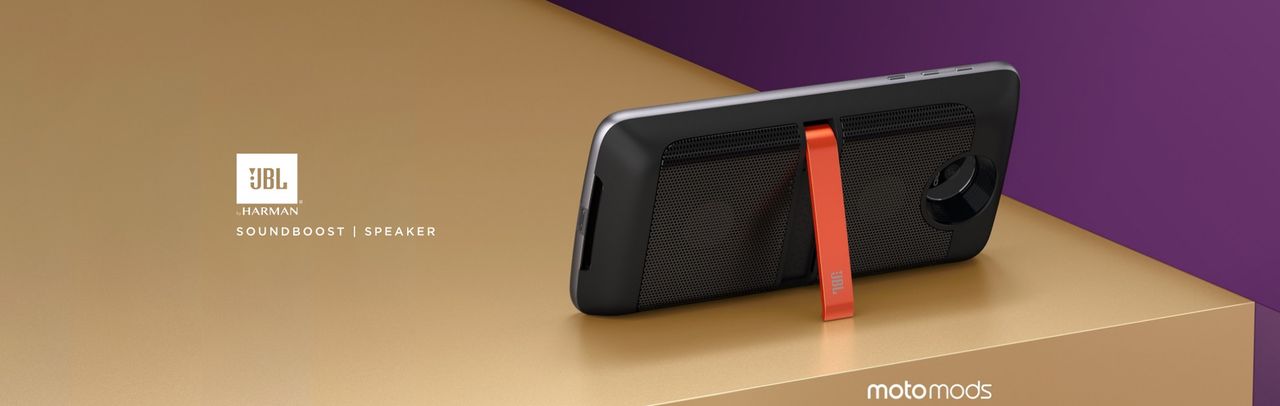 Moduł motomods JBL SoundBoost dla modeli Lenovo Moto Z i Moto Z Force