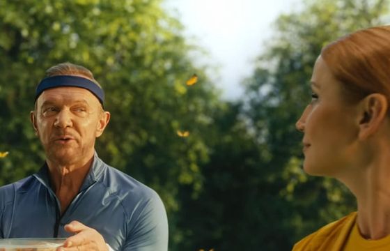 Cezary Pazura i Katarzyna Zielińska w kampanii Kuchni Vikinga