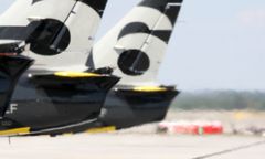 Mazowieckie. Awaryjne lądowanie w Modlinie. Problemy z podwoziem