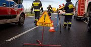 Groźny wypadek na A1. Dwie osoby ranne