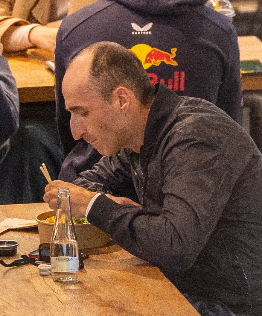 Robert Kubica "przyłapany" na mieście