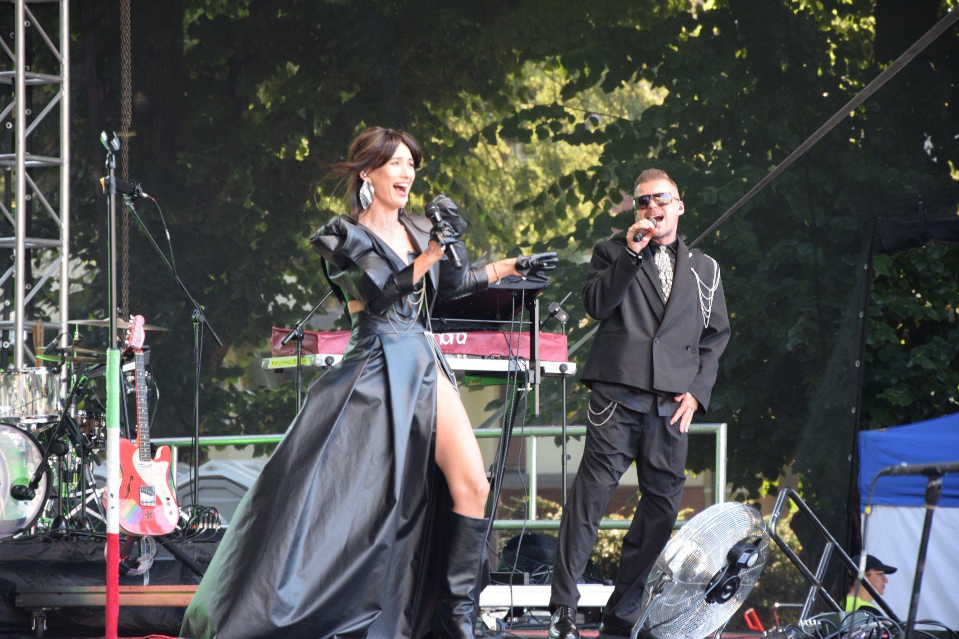 Koncert na włoską nujte podczas Jarmarku św. Jakuba w Lęborku