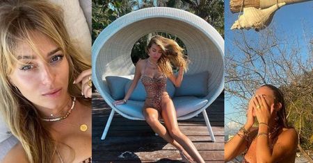 DRAPIEŻNA Marcelina Zawadzka kusi z kosza i wspomina, jak moczyła się pod muszelką (ZDJĘCIA)