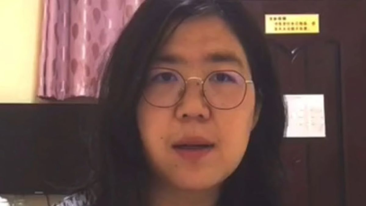 37-latka prowadziła transmisje z Wuhan.