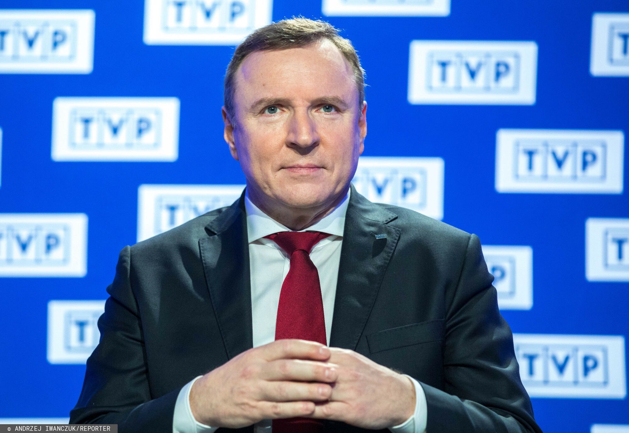 Reporter baza 2020-06-c18.02.2019 Warszawa Briefing prezesa TVP Jacka Kurskiego z udzialem przedstawicieli PZPN Fot Andrzej Iwanczuk/REPORTER n/z: Jacek KurskiAndrzej Iwanczuk/REPORTER