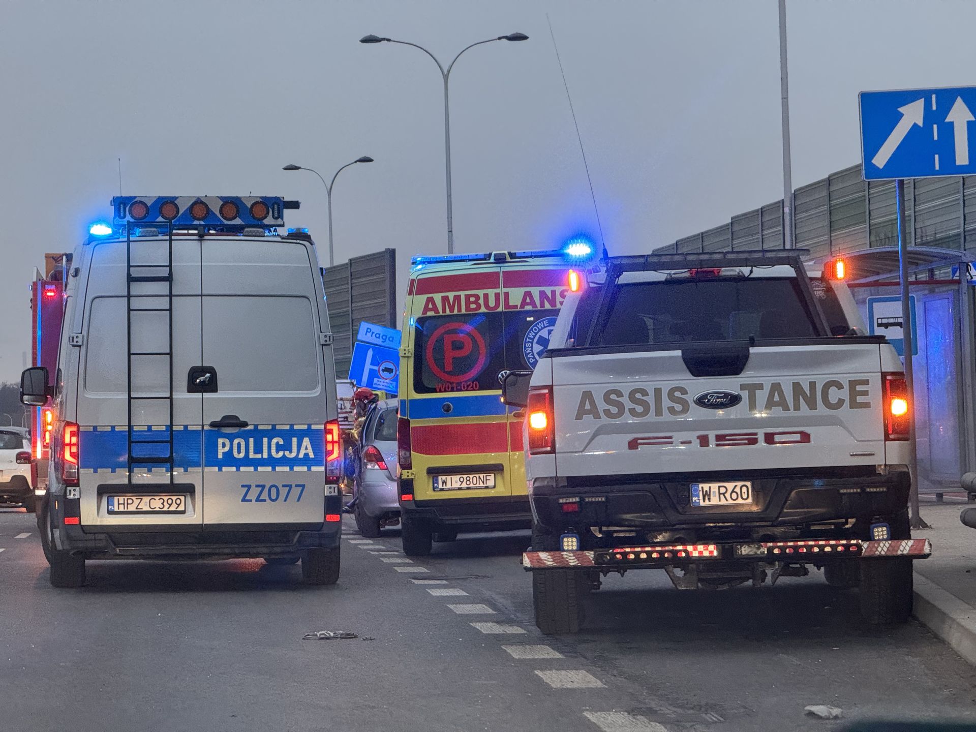 Wypadek na ul. Marsa