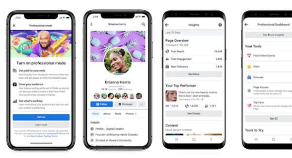 Facebook będzie pomagał w monetyzacji treści. Wprowadza tryb profesjonalny dla profili