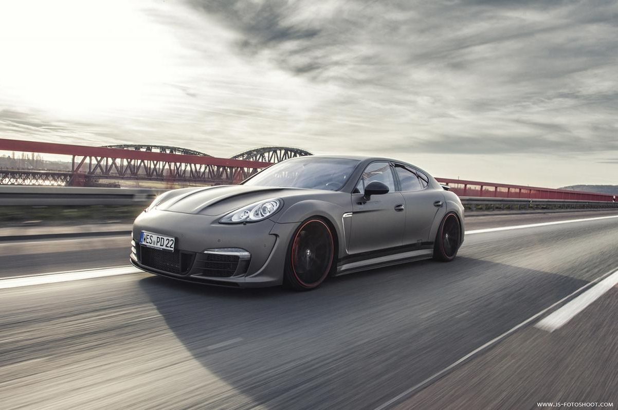Porsche Panamera z poszerzającym pakietem Prior Design
