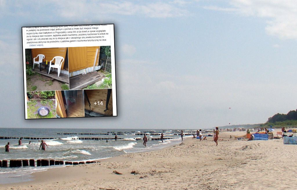 Jechała na wymarzony urlop nad Morzem Bałtyckim. Na miejscu wpadła w rozpacz