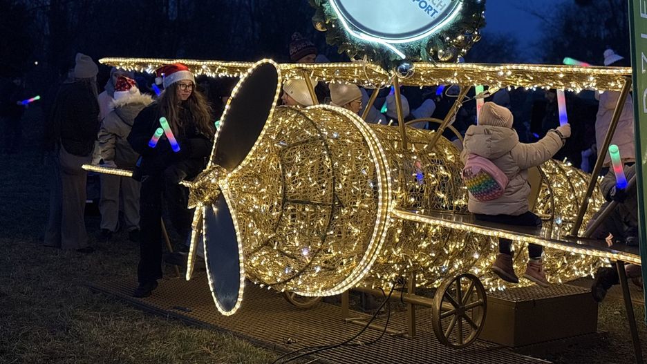 Na gdańskiej Zaspie zapalono lampki na choince!